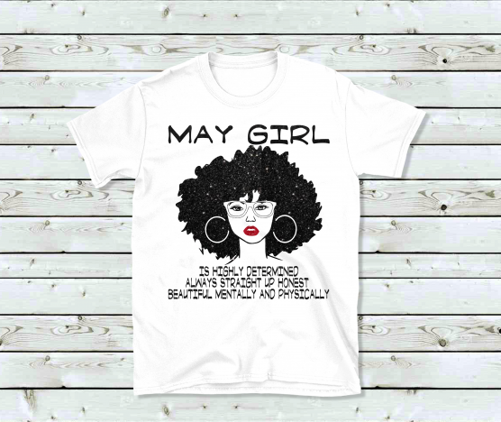 May Birthday Girl (Glitter Bling)