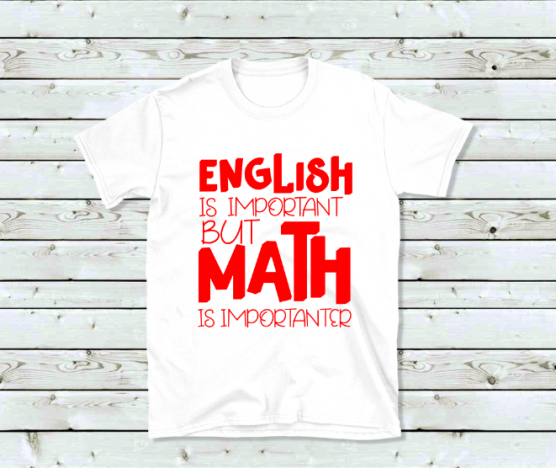 English vs Math