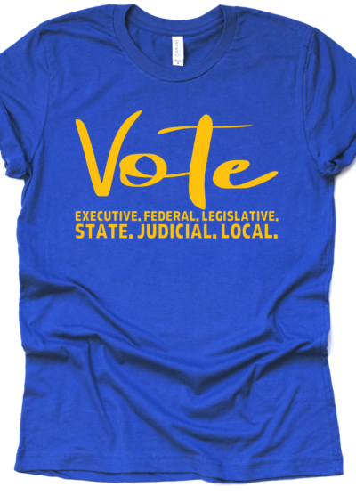 VOTE (Blue/Gold)
