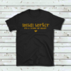 Social Worker Work of Heart Black Shirt