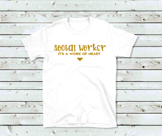 Social Work Of Hearts Shirt