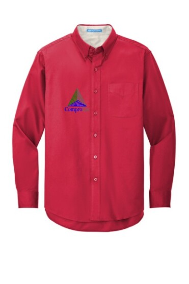 Unisex Oxford Shirts Red