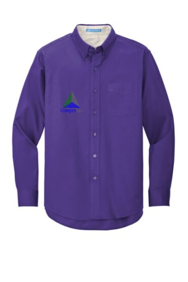 Unisex Oxford Shirts Purple