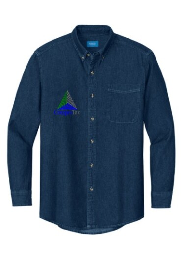 Unisex  Denim Shirts Ink Blue